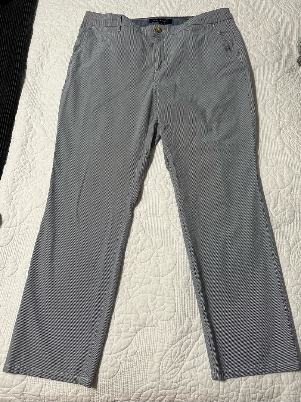 Tommy Hilfiger chambray  Straight-Leg Ankle Chinos
